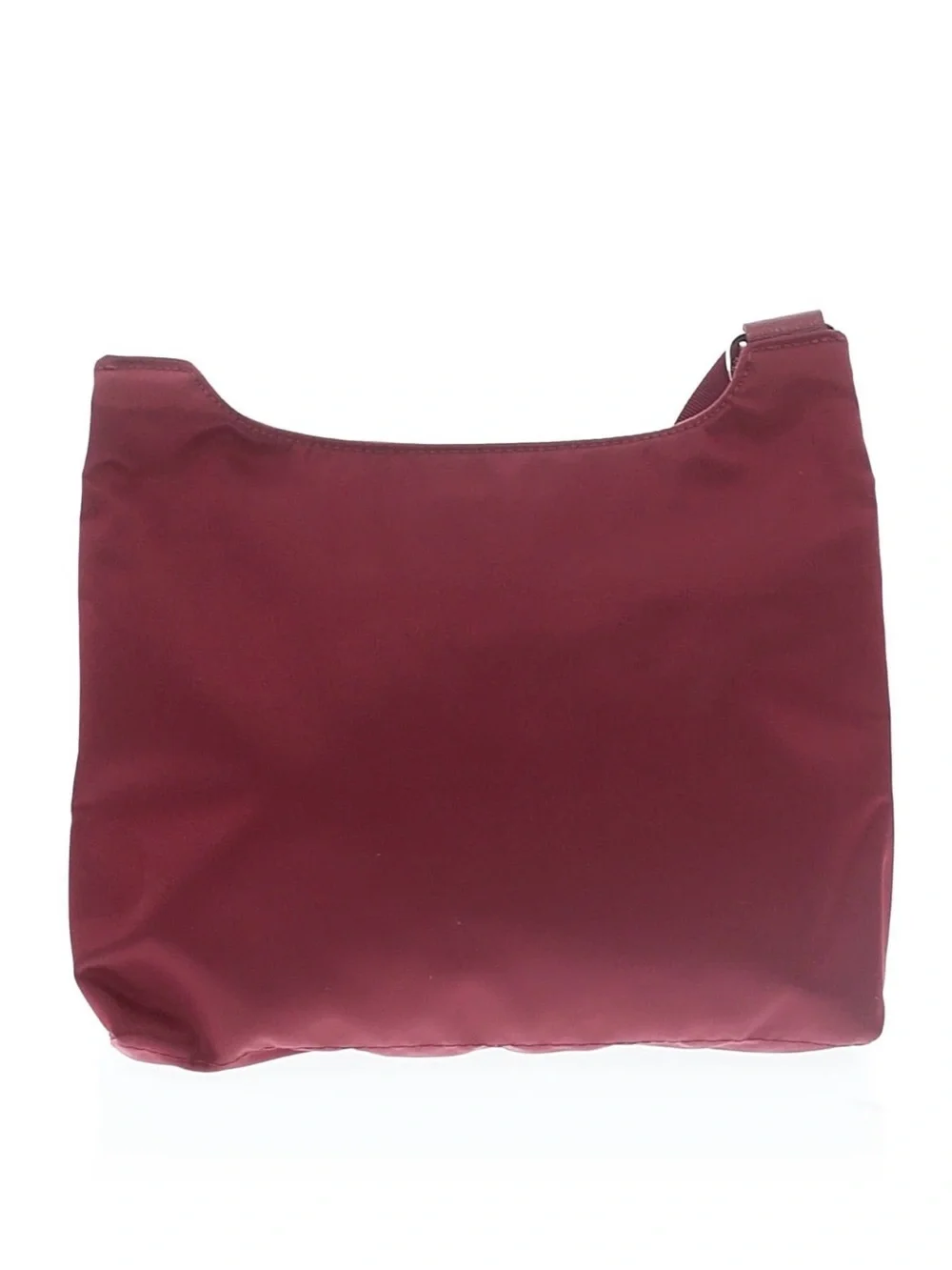 Longchamp Deep Red Nylon Crossbody Bag